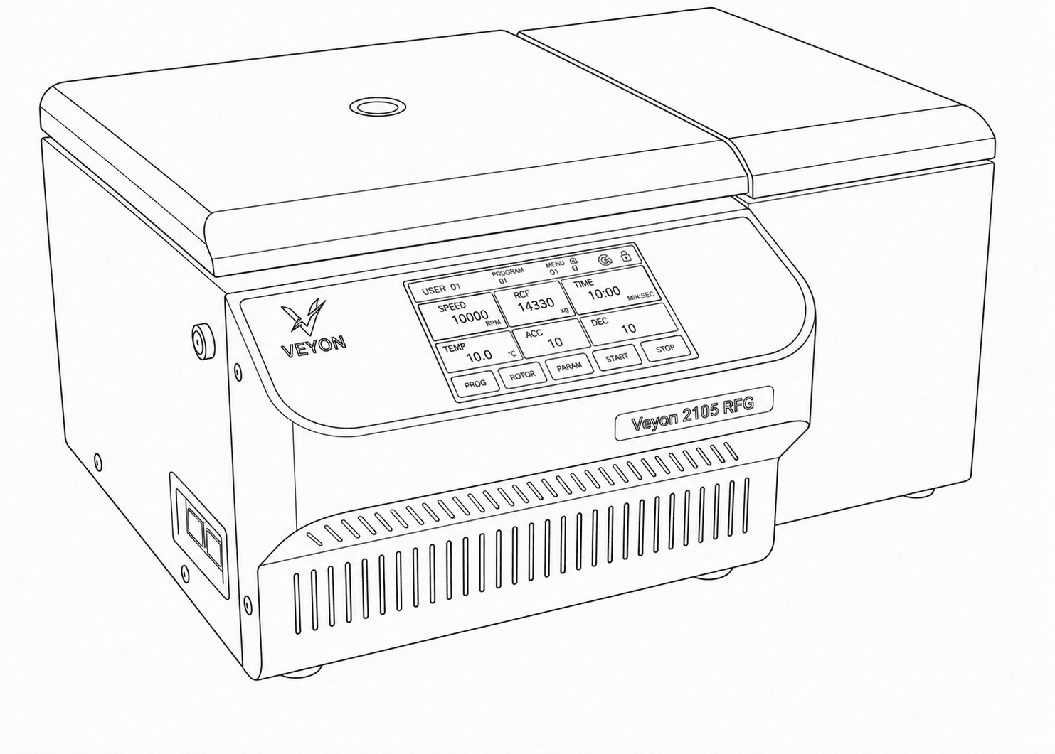 Veyon 2105 RFG线框图